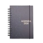 AGENDA 2026 WIRE-O 137 * 189MM- AZUL
