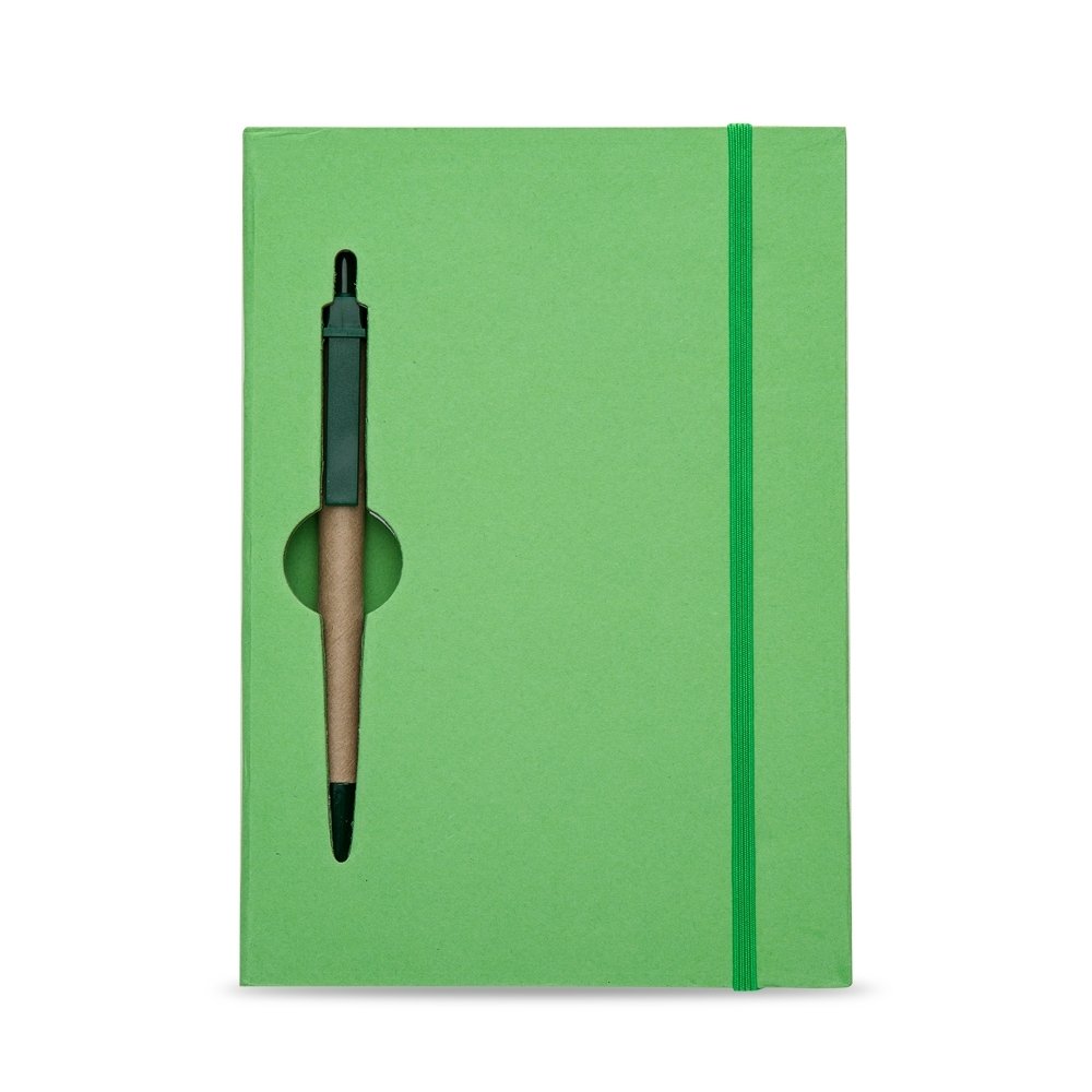 BLOCO DE ANOTAÇÕES C/ CANETA ECOLÓGICA - VERDE BLOCO DE ANOTAÇÕES C/ CANETA ECOLÓGICA - VERDE