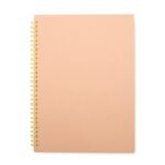 CADERNO KRAFT- AMARELO