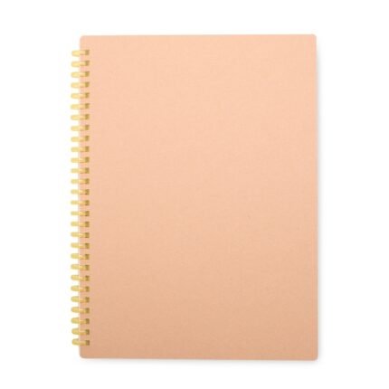 CADERNO KRAFT- AMARELO