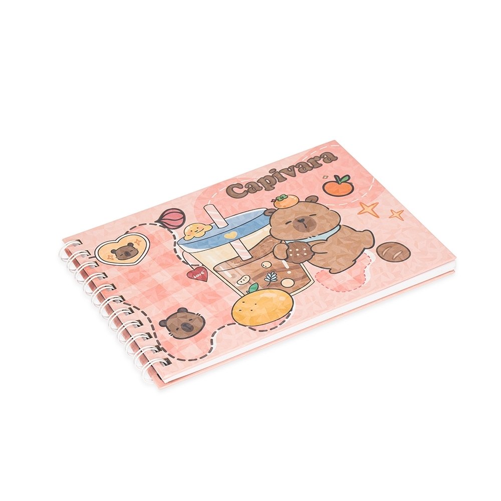 CADERNO DE COLORIR CAPIVARA - COLORIDO CADERNO DE COLORIR CAPIVARA - COLORIDO