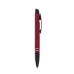 CANETA SEMI - METAL C/ 2 ANEIS - VERMELHO