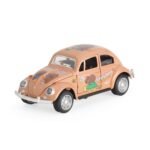 CARRO MINIATURA FRICÇÃO CAPIVARA- AMARELO