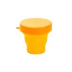 COPO RETRÁTIL DE SILICONE 150ML- AMARELO