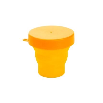COPO RETRÁTIL DE SILICONE 150ML- AMARELO