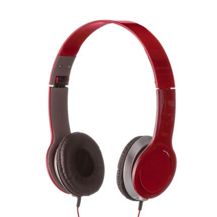FONE DE OUVIDO STEREO HD- VERMELHO