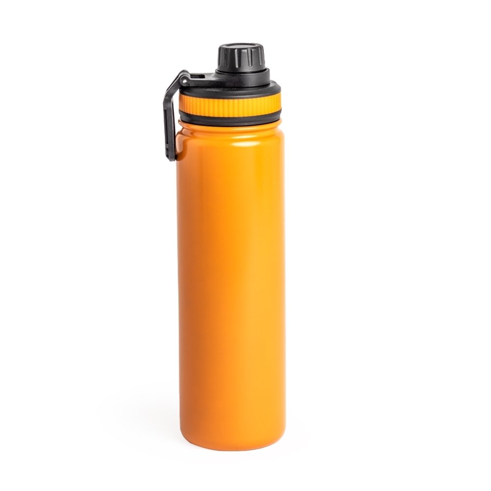 GARRAFA TÉRMICA 650ML- LARANJA GARRAFA TÉRMICA 650ML- LARANJA