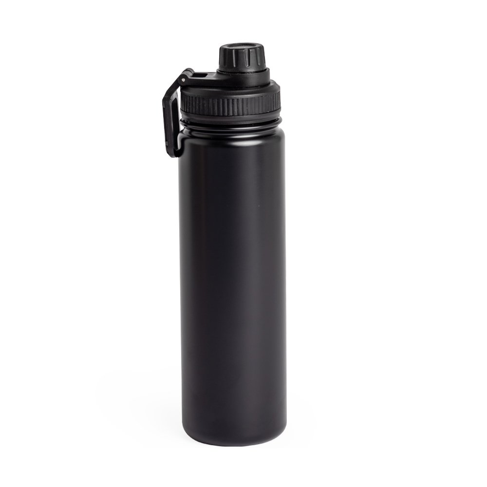 GARRAFA TÉRMICA 650ML- PRETO GARRAFA TÉRMICA 650ML- PRETO