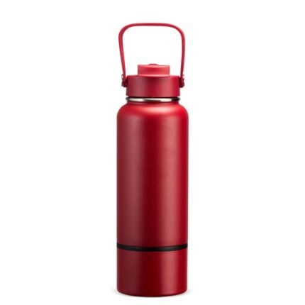 GARRAFA TÉRMICA C/ ALÇA 800ML- VERMELHO