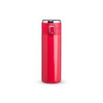GARRAFA TÉRMICA EM INOX 400ML- VERMELHO