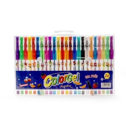 CANETINHAS COLORGEL CARTELA C/ 24- COLORIDO
