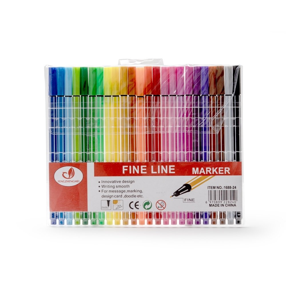 KIT CANETINHAS COLORIDAS C/ 24- COLORIDO KIT CANETINHAS COLORIDAS C/ 24- COLORIDO