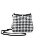 MINI BOLSA TRANSVERSAL EM ALGODÃO 2L- PRETO