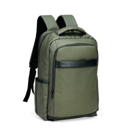 MOCHILA COURO SINTÉTICO USB 21L- VERDE