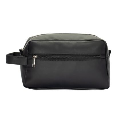 NÉCESSAIRE COURO SINTÉTICO- PRETO