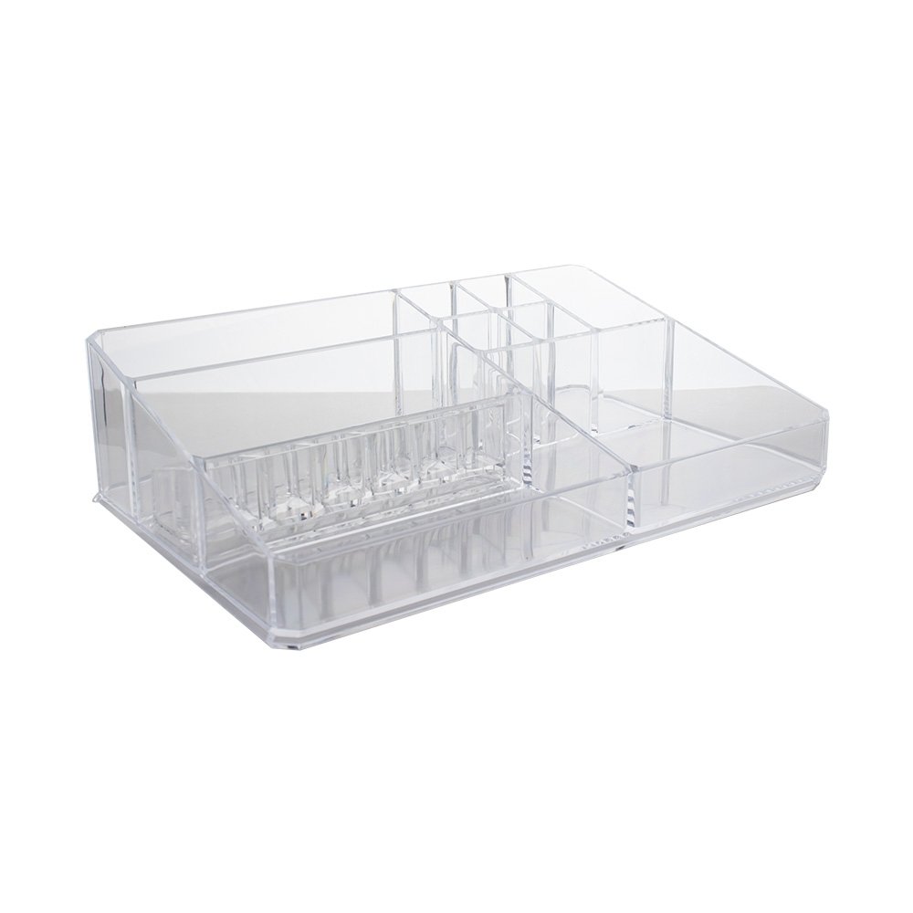 ORGANIZADOR DE COSMETICOS ACRILICO - TRANSPARENTE ORGANIZADOR DE COSMETICOS ACRILICO - TRANSPARENTE