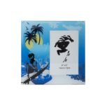 PORTA RETRATO SURF 10X15 CM VIDRO - INOX