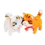 TIGRE DE PELÚCIA ARTICULADO- AMARELO