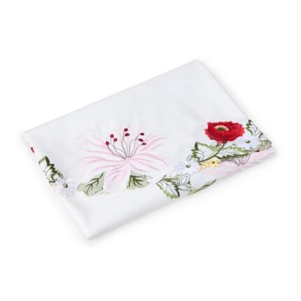 TOALHA MESA RED. 1,8 M X 1,8 M- BRANCO