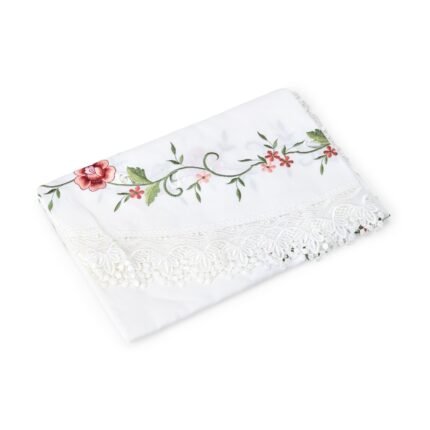 TOALHA MESA RED. 1,8 M X 1,8 M- BRANCO