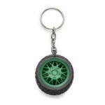 CHAVEIRO FORMATO PNEU - VERDE