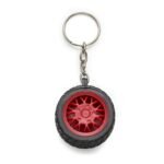 CHAVEIRO FORMATO PNEU - VERMELHO