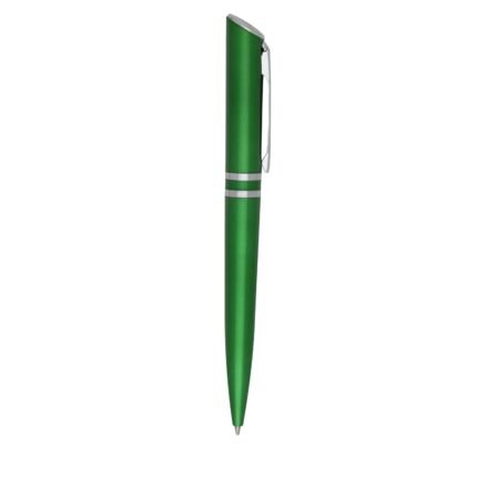 CANETA PLÁSTICA C/ 2 ANEIS - VERDE