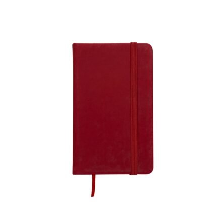 CADERNETA EMBORRACHADA - VERMELHO - VERMELHO