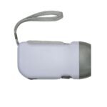 LANTERNA DINAMO 3 LEDS - BRANCO - BRANCO