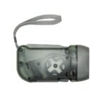 LANTERNA DINAMO 3 LEDS - PRETO - PRETO