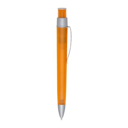 CANETA PLÁSTICA - LARANJA