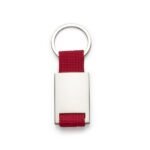 CHAVEIRO DE METAL C/ NYLON - CINZA