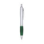 CANETA PLÁSTICA C/ DET EMBORRACHADO - VERDE