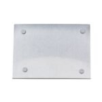 PORTA RETRATO INOX ESCOVADO C/ IMÃ - CINZA - CINZA