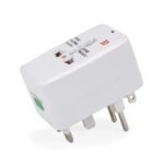 ADAPTADOR DE TOMADA UNIVERSAL QUADRADO - BRANCO