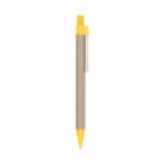 CANETA RECICLAVEL - AMARELO - AMARELO