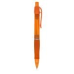 CANETA PLÁSTICA - LARANJA