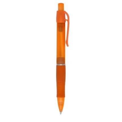 CANETA PLÁSTICA - LARANJA