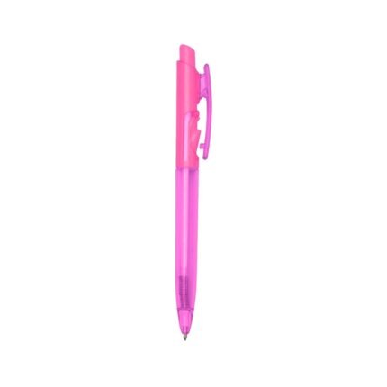 CANETA PLÁSTICA - ROSA