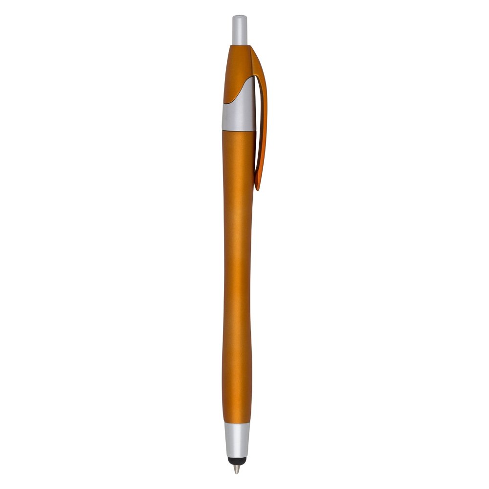 CANETA PLÁSTICA TOUCH - LARANJA - LARANJA CANETA PLÁSTICA TOUCH - LARANJA - LARANJA