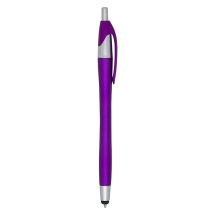 CANETA PLÁSTICA TOUCH - ROXO - ROXO