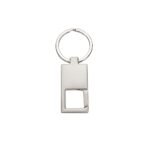 CHAVEIRO DE METAL RETANGULAR - CINZA