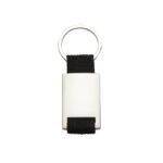 CHAVEIRO DE METAL C/ NYLON - CINZA