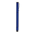 CANETA METAL C/ MARCA TEXTO - AZUL