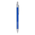CANETA METAL C/ 7 ANEIS - AZUL