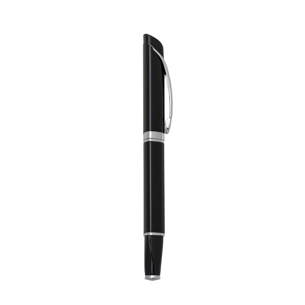 CANETA METAL ESFERO TRIANGULAR DET PRETO - PRETO CANETA METAL ESFERO TRIANGULAR DET PRETO - PRETO