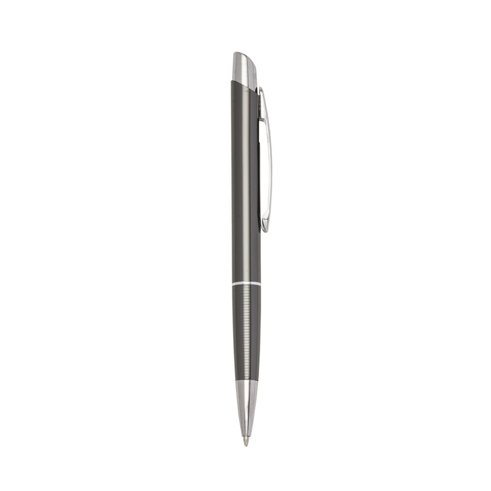 CANETA METAL C/ 1 ANEL - CINZA CANETA METAL C/ 1 ANEL - CINZA