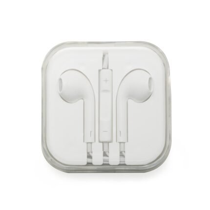 FONE DE OUVIDO C/ MICROFONE -BCO/BCO - BRANCO