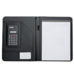 PASTA DE CONVENÇÃO C/ BLOCO E CALCULADORA - PRETO