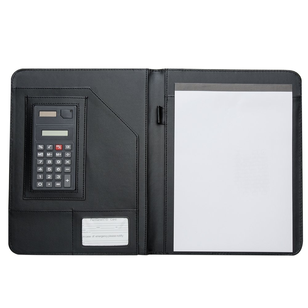 PASTA DE CONVENÇÃO C/ BLOCO E CALCULADORA - PRETO PASTA DE CONVENÇÃO C/ BLOCO E CALCULADORA - PRETO